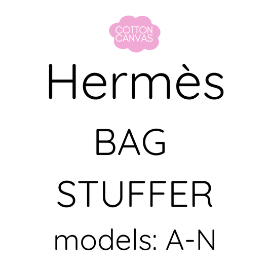 Hermes Bag Stuffers A-N